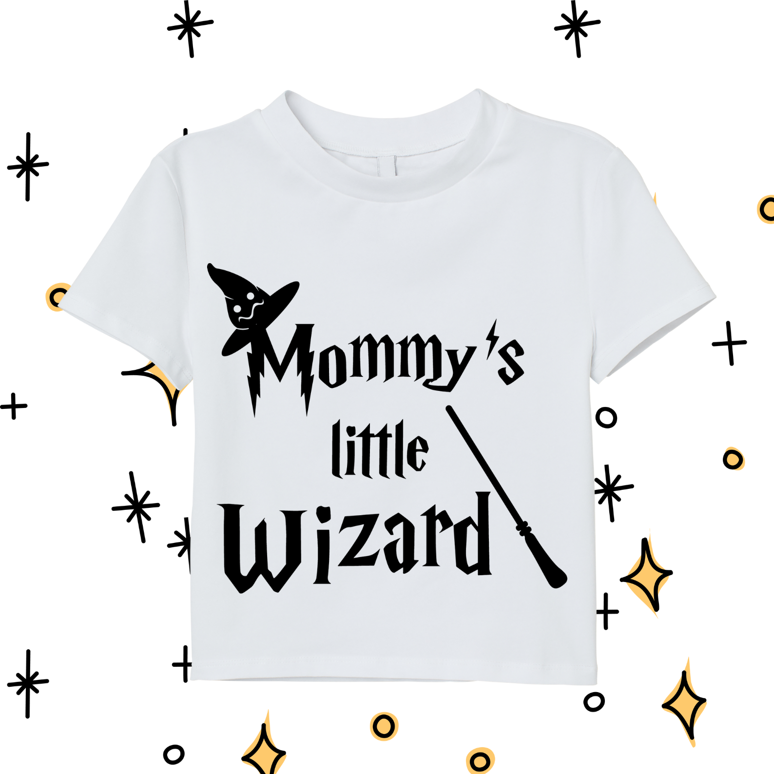 Kids Tee with 'Mommy's Little Wizard' - available in different sizes